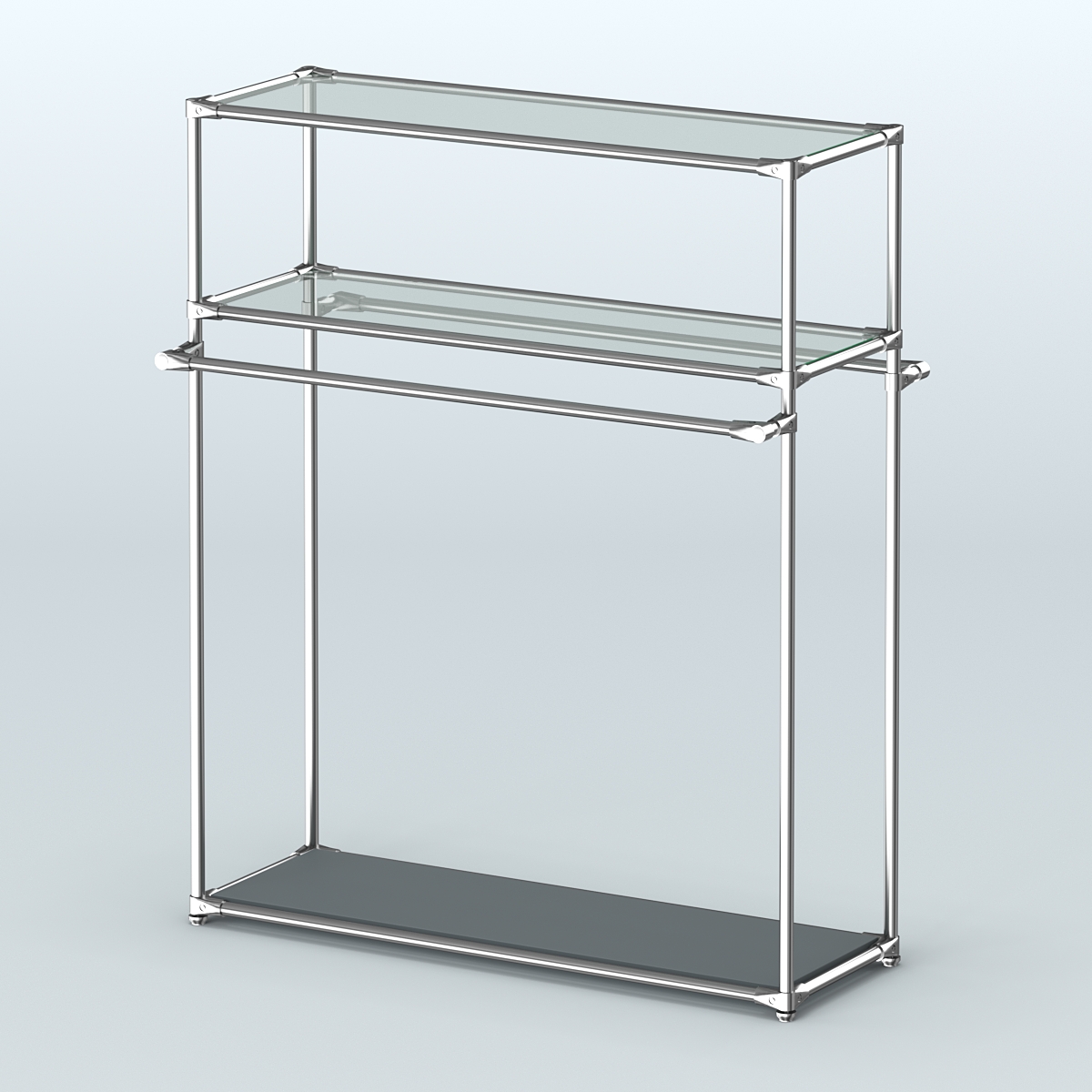 Островная торговая система ХРОМ 1200 мм №6 Темно-Серый