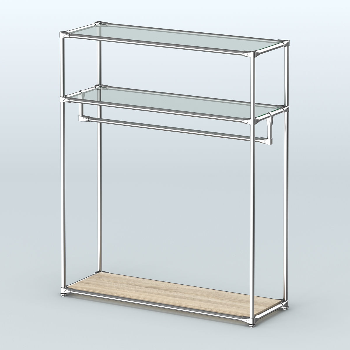 Островная торговая система ХРОМ 1200 мм №7 Дуб Сонома