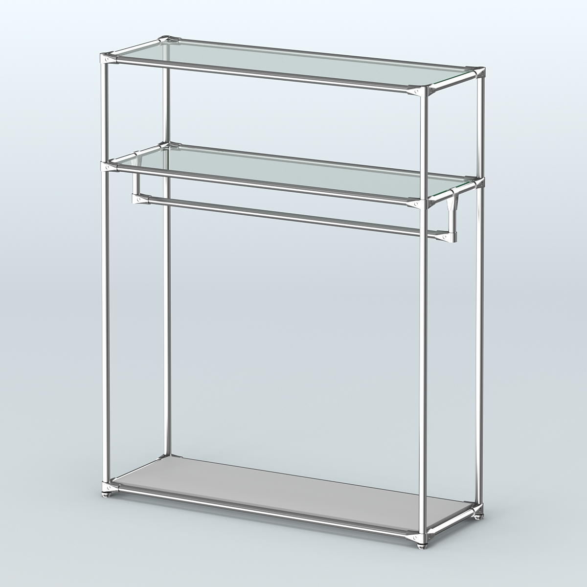 Островная торговая система ХРОМ 1200 мм №7 Серый