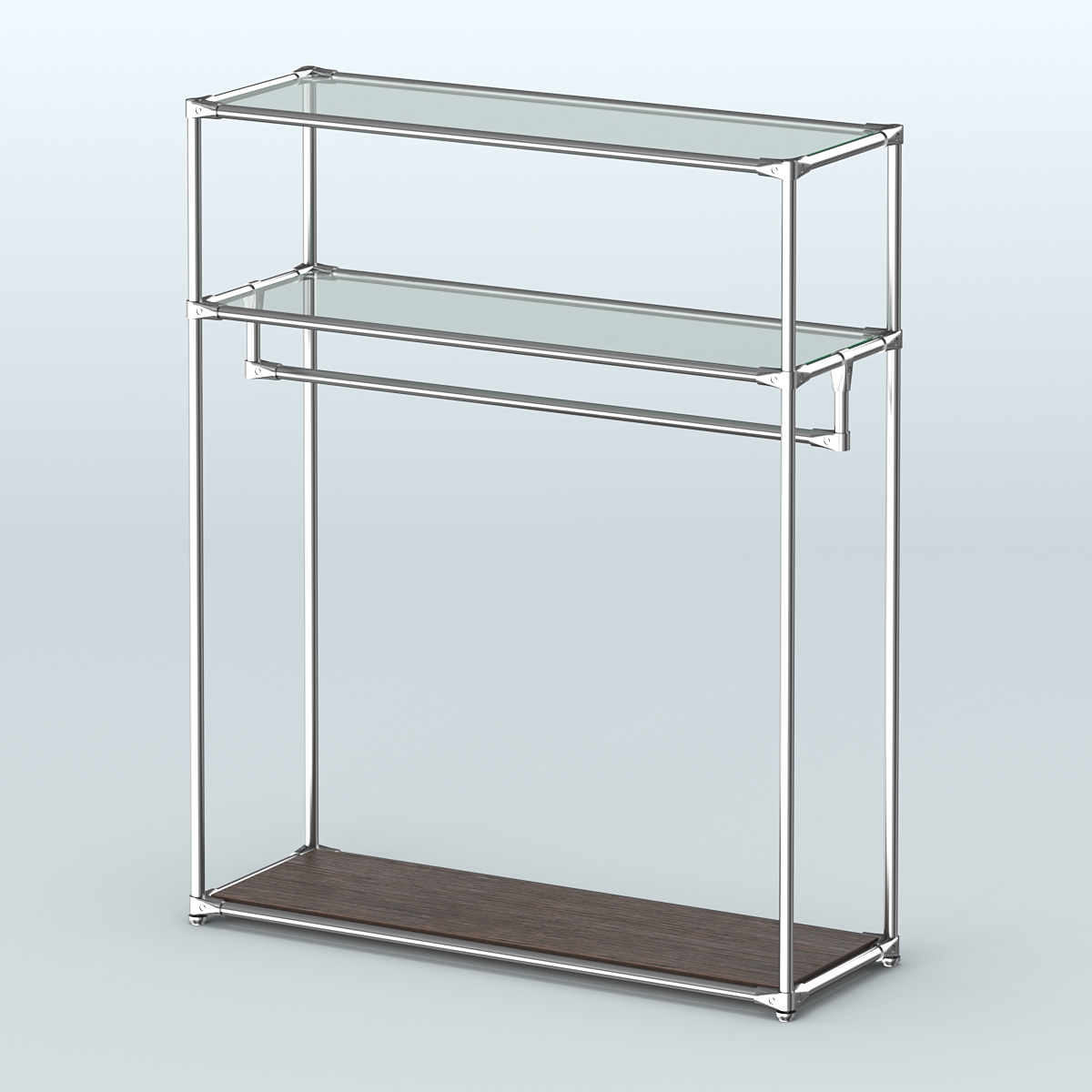 Островная торговая система ХРОМ 1200 мм №7 Дуб Венге