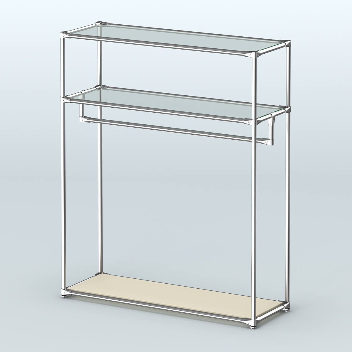 Островная торговая система ХРОМ 1200 мм №7 Крем Вайс