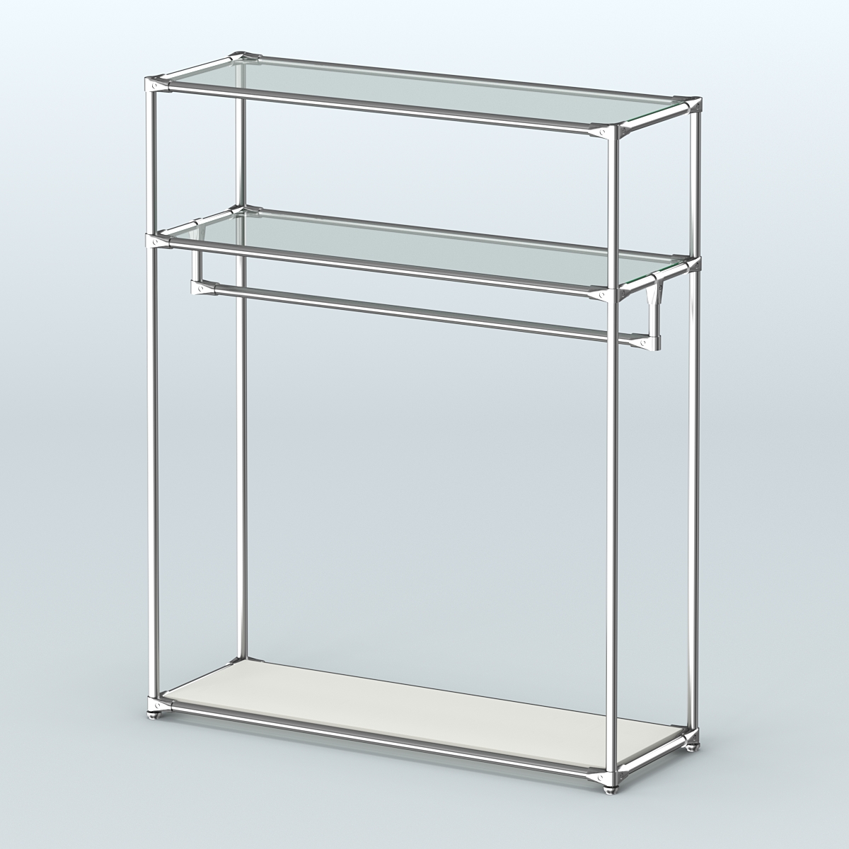 Островная торговая система ХРОМ 1200 мм №7 Белый