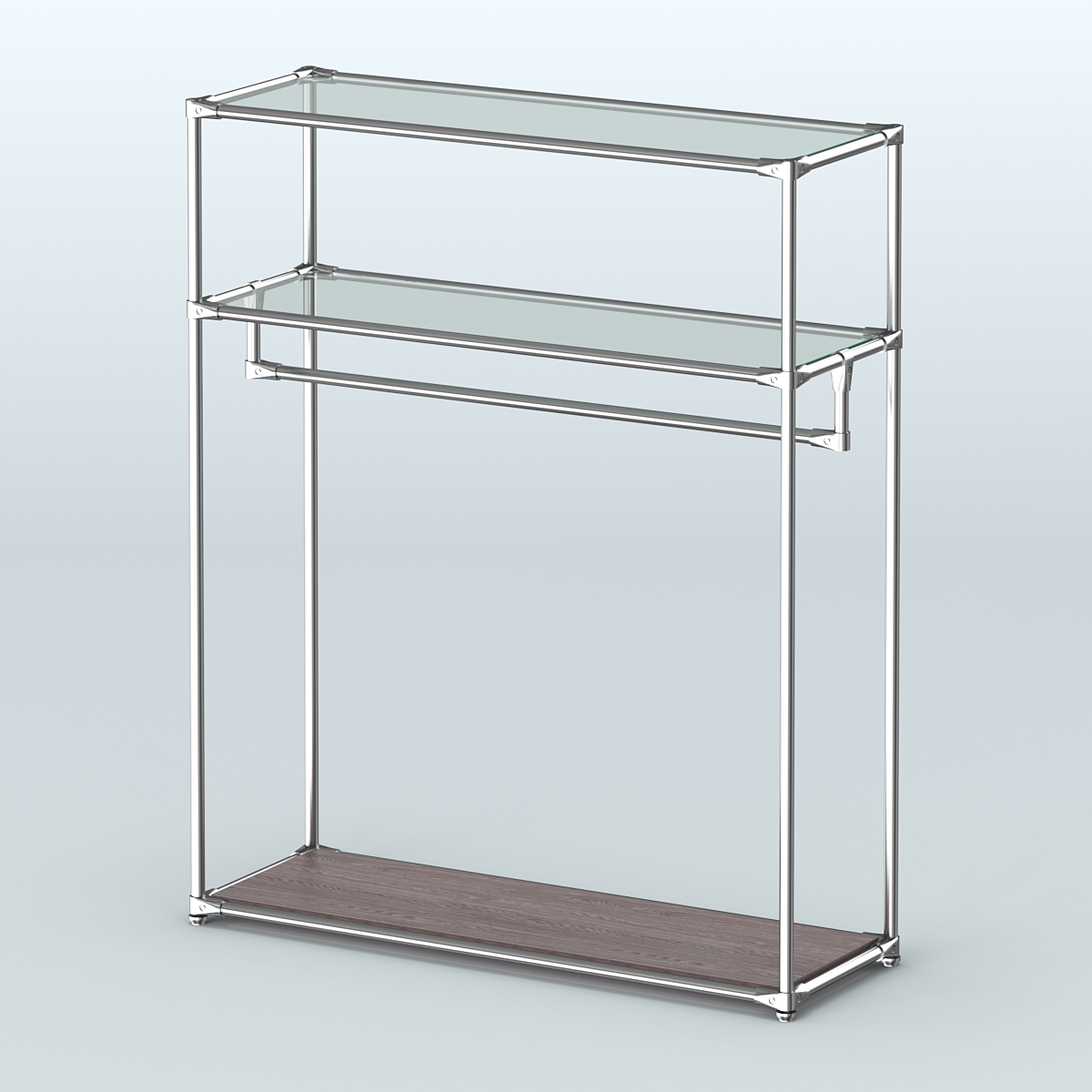 Островная торговая система ХРОМ 1200 мм №7 Ясень Анкор темный