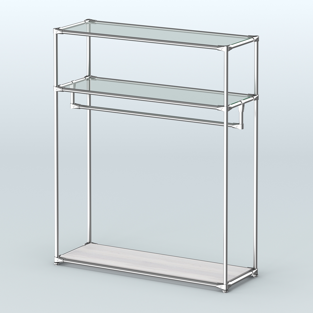Островная торговая система ХРОМ 1200 мм №7 Ясень Анкор светлый