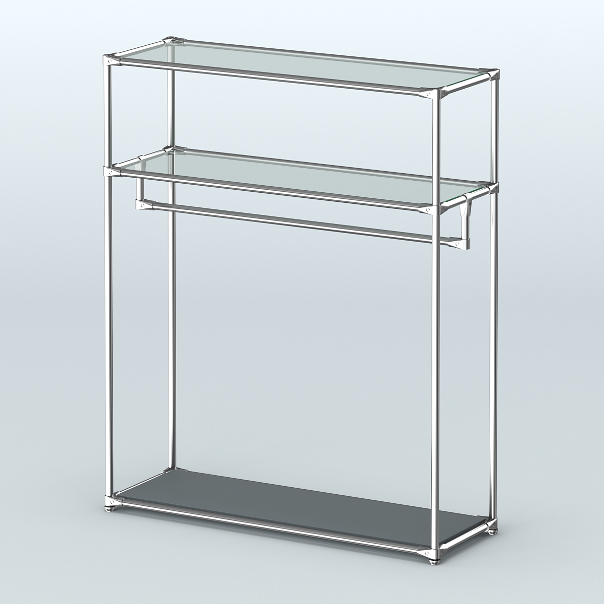 Островная торговая система ХРОМ 1200 мм №7 Темно-Серый