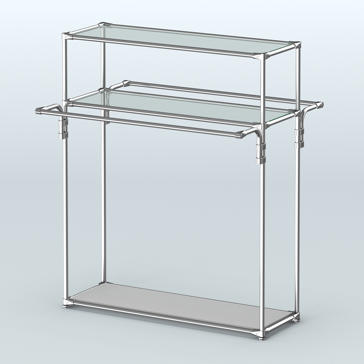 Островная торговая система ХРОМ 1200 мм №8 Серый