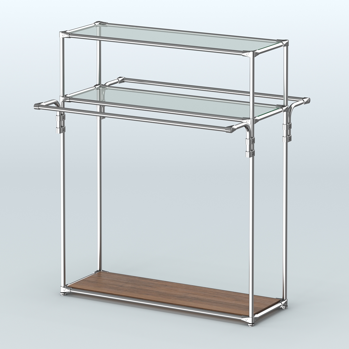 Островная торговая система ХРОМ 1200 мм №8 Орех