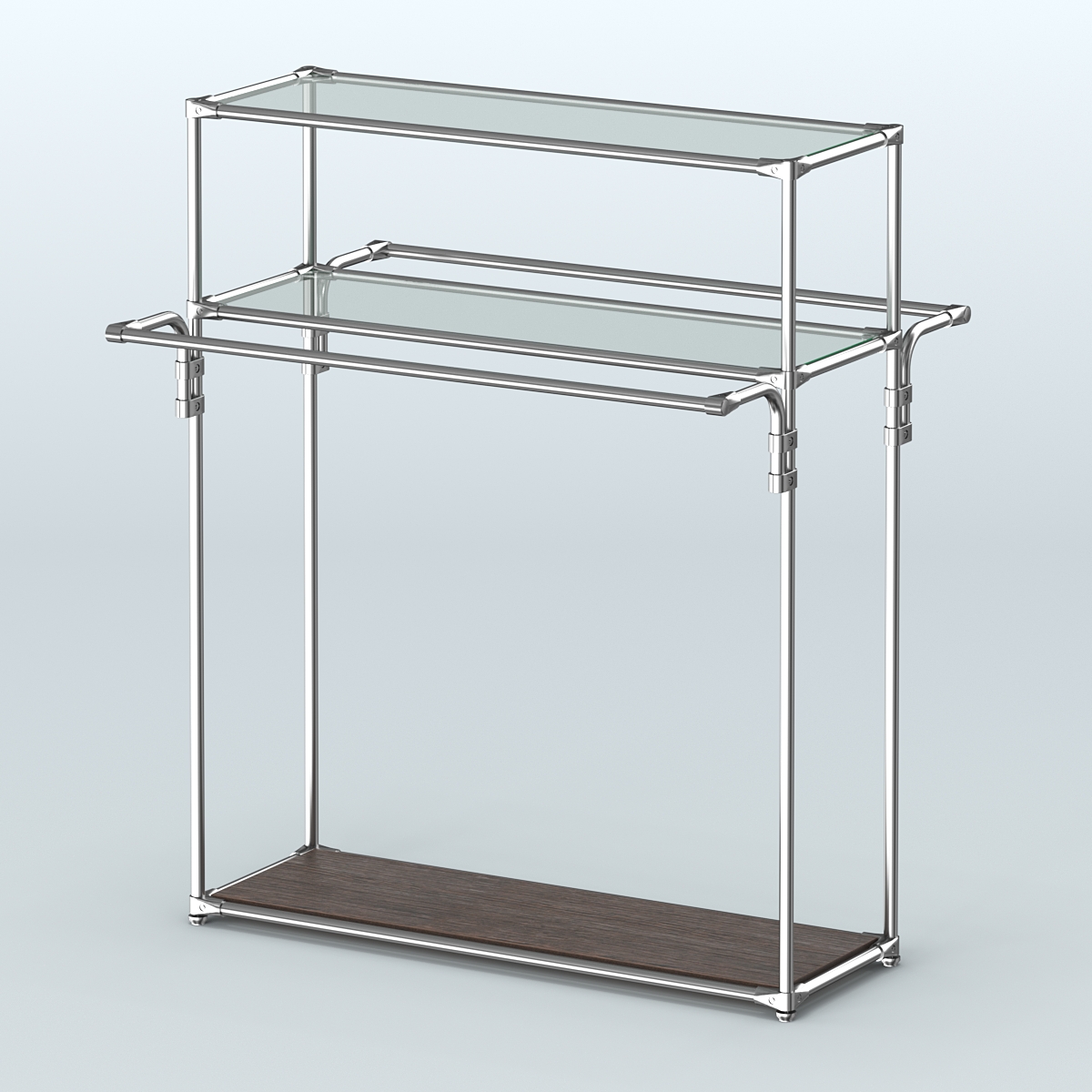 Островная торговая система ХРОМ 1200 мм №8 Дуб Венге