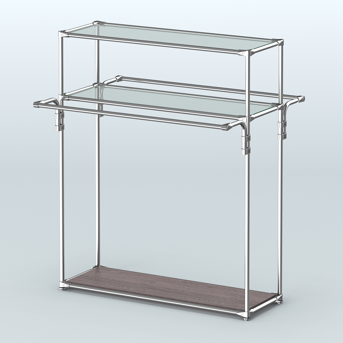 Островная торговая система ХРОМ 1200 мм №8 Ясень Анкор темный