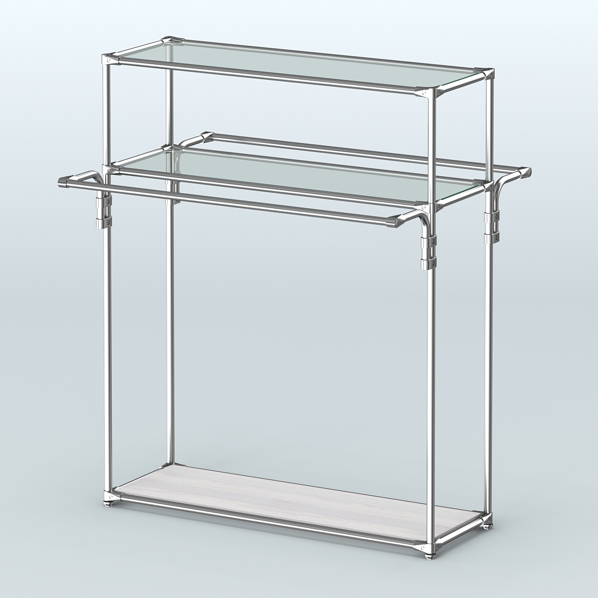 Островная торговая система ХРОМ 1200 мм №8 Ясень Анкор светлый