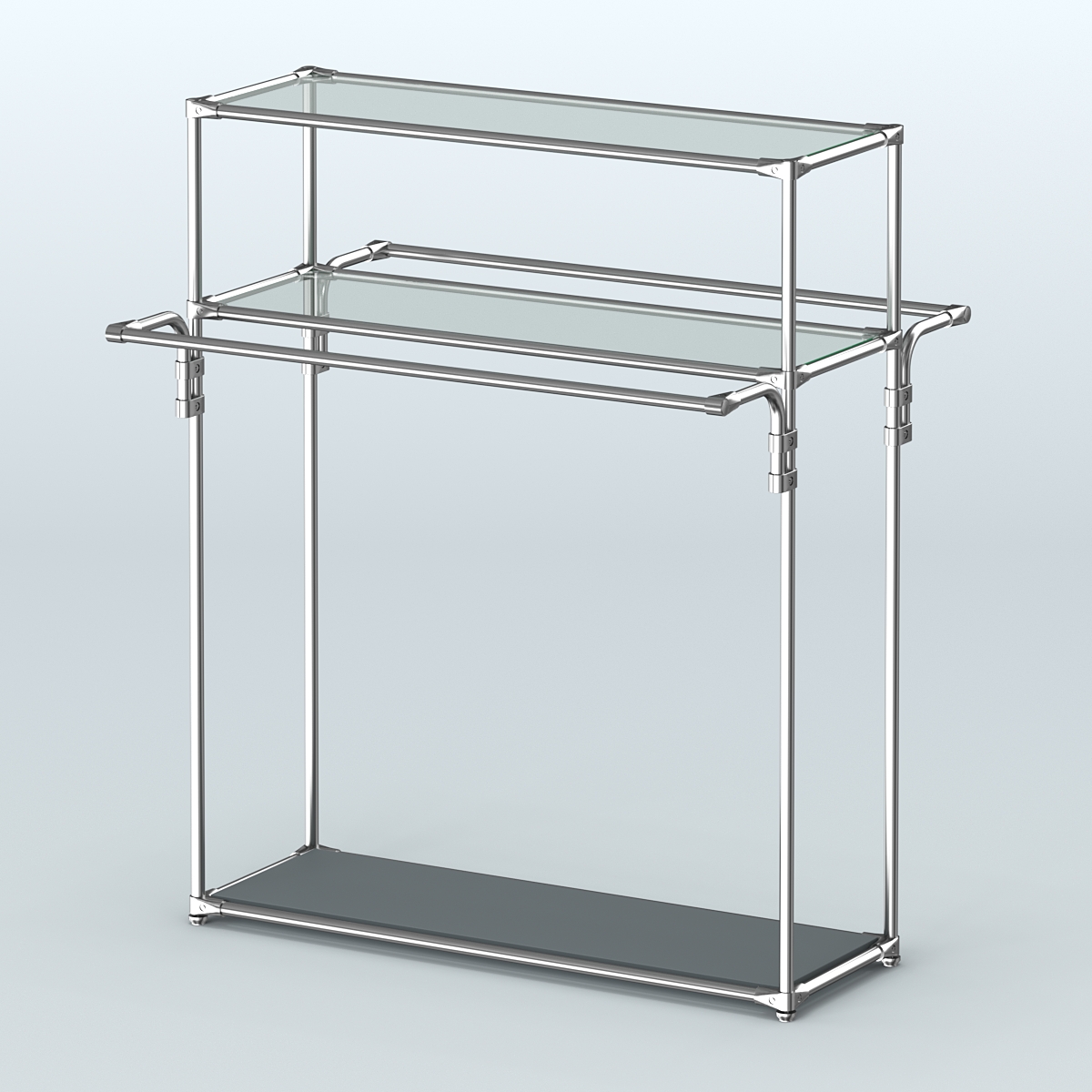 Островная торговая система ХРОМ 1200 мм №8 Темно-Серый