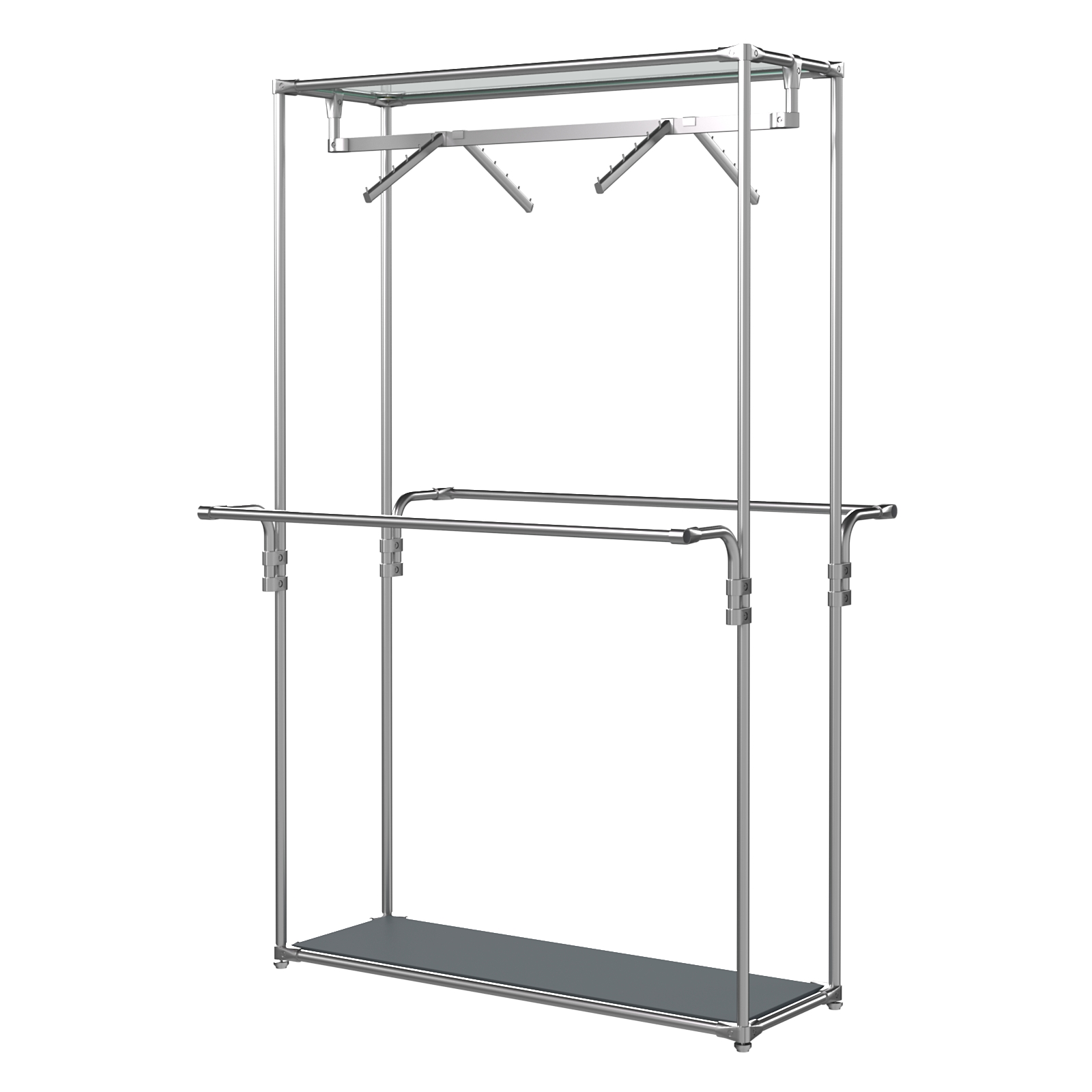 Хромированное вешало БАШНЯ №1 Темно-Серый