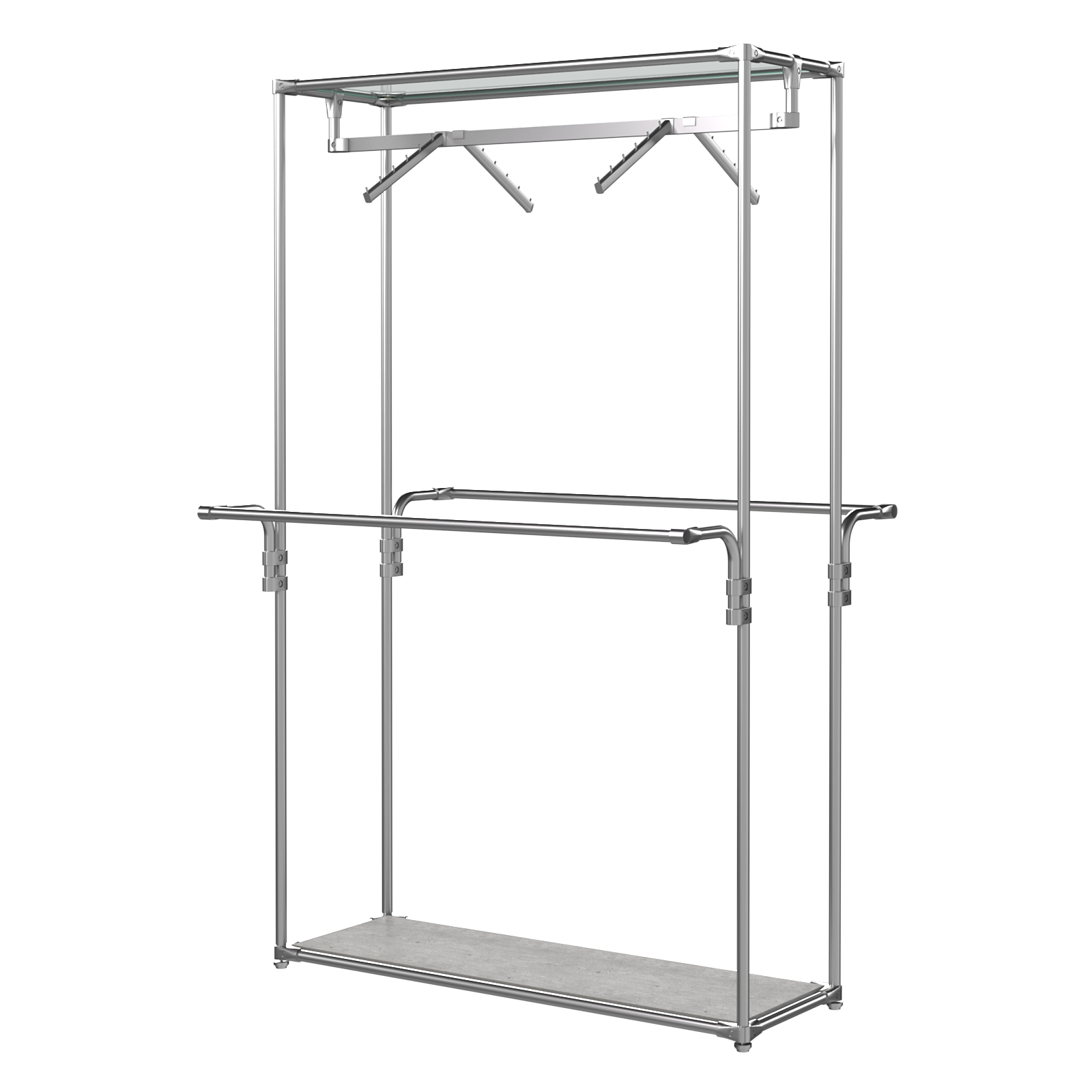 Хромированное вешало БАШНЯ №1 Метрополитан Грей