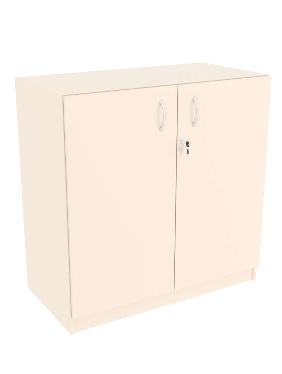 Прилавок Истра №134 стационарный закрытый Крем Вайс