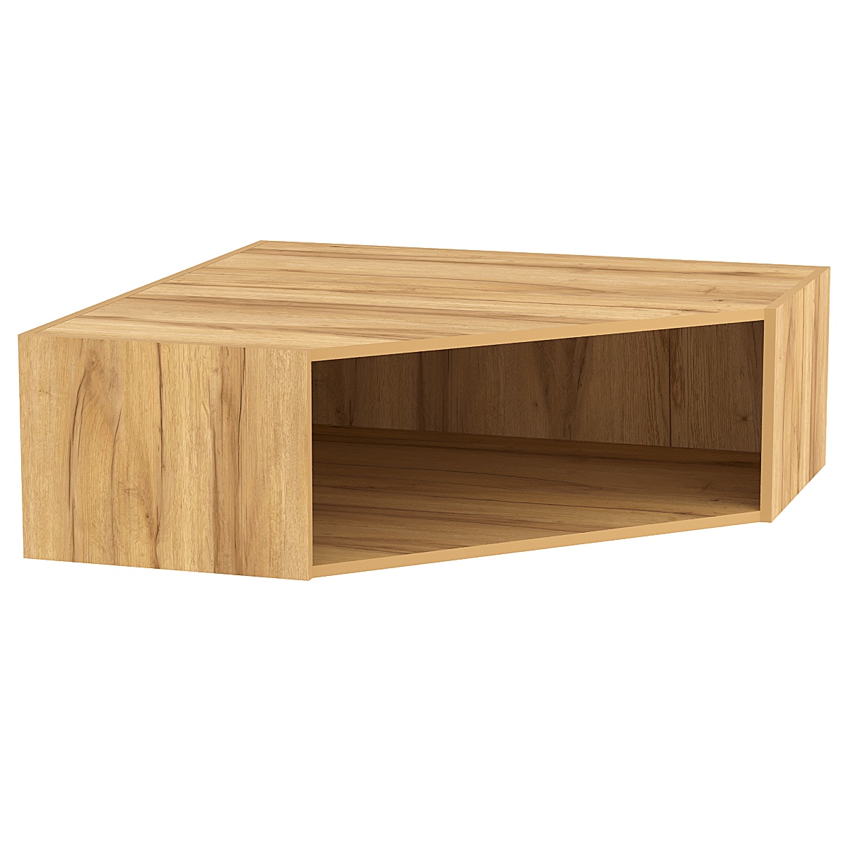 Антресоль Угловая Эконом №5-4 торец 400мм  Дуб Золотистый