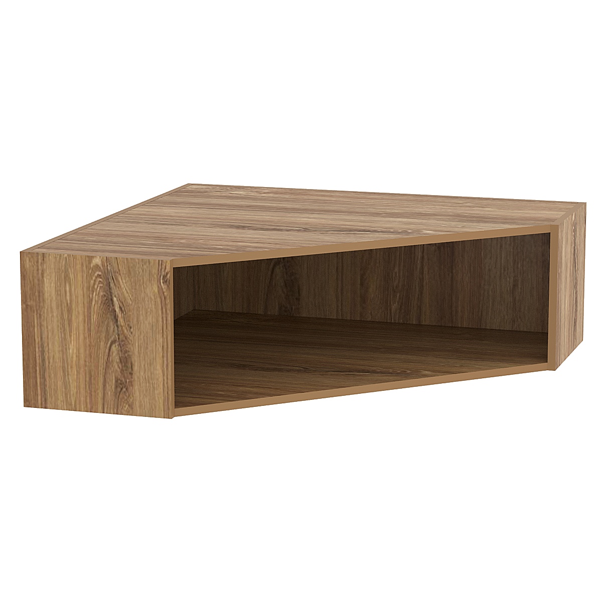 Антресоль Угловая Эконом №5-2 торец 300мм Дуб канзас коричневый Н1113 ST10