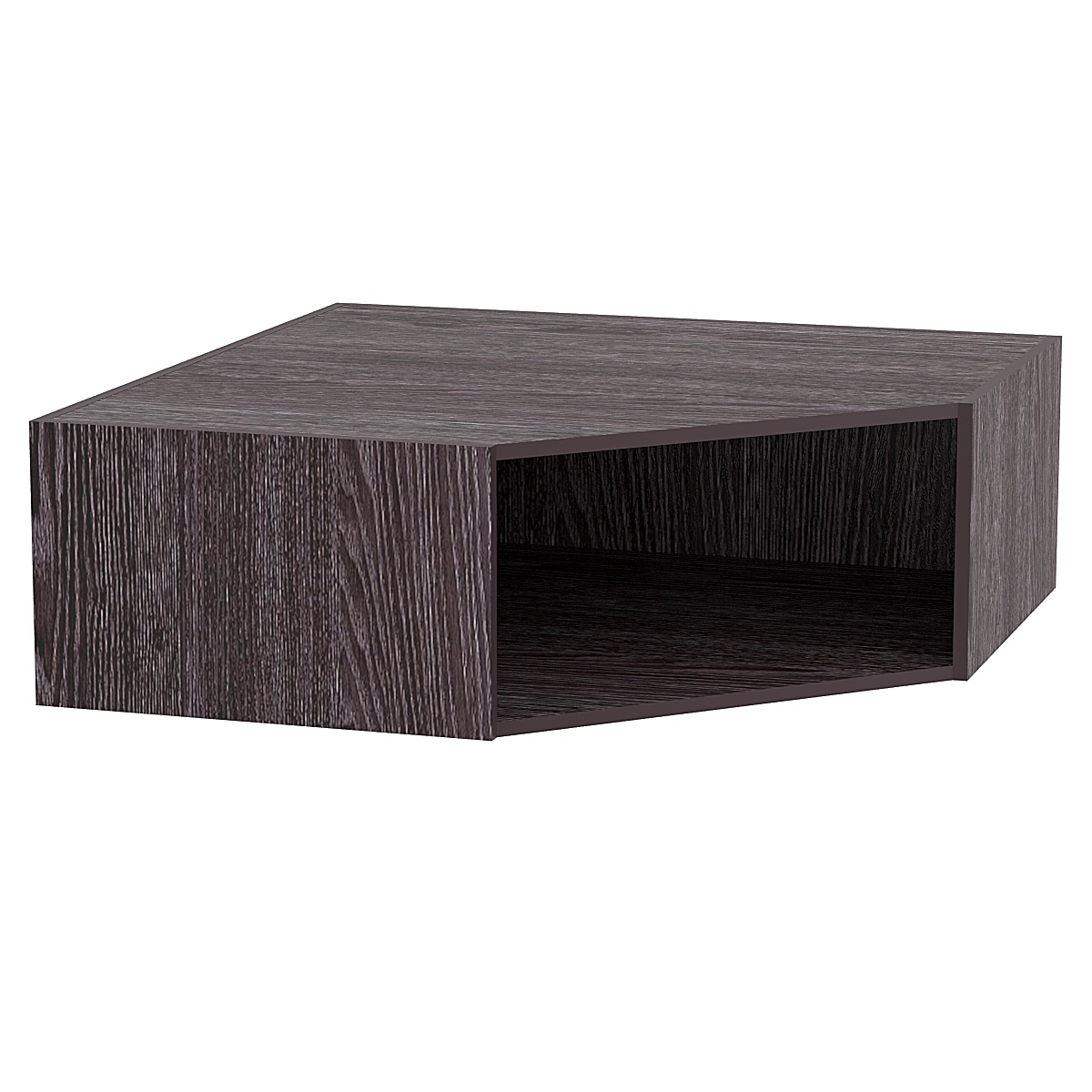 Антресоль Угловая Эконом №5-5 торец 500мм Ясень Анкор темный - U31105