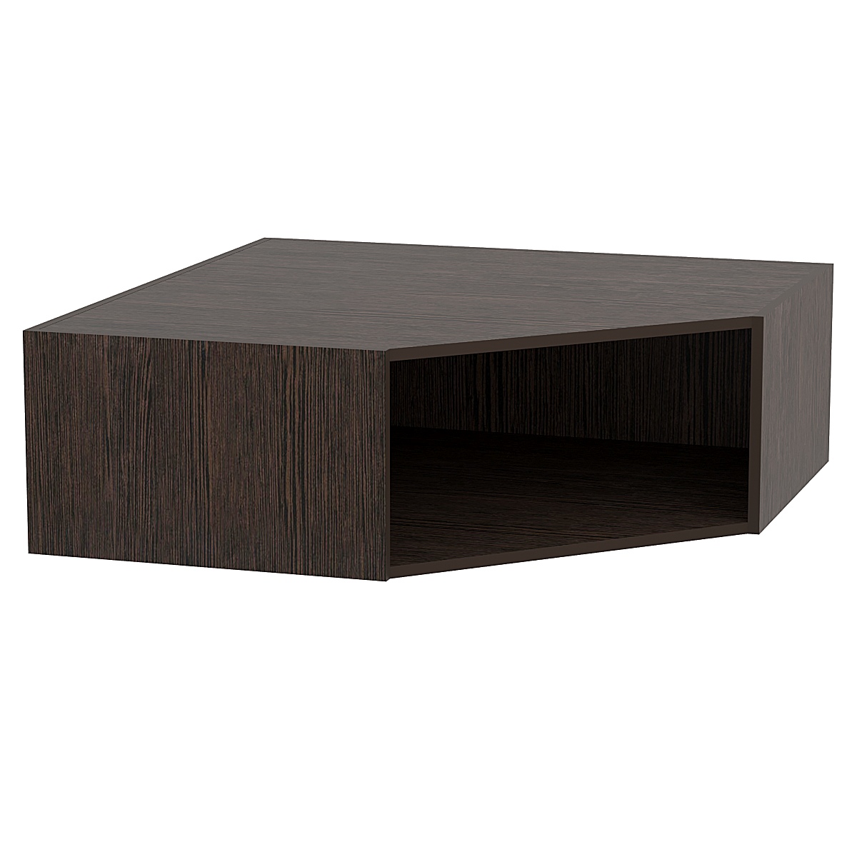 Антресоль Угловая Эконом №5-5 торец 500мм Дуб Венге