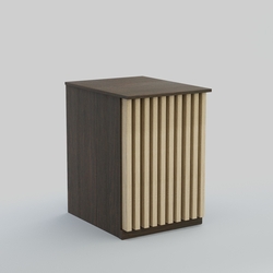 Ресепшен - стол узкий серии ВЕРТИКАЛЬ №9, Дуб Венге и Дуб Сонома