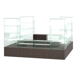 Павильон ИСТРА островной №2б (11, 35 кв.м), Дуб Венге