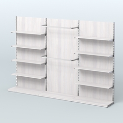 Система ЭЛЕГАНТ №5 пристенная с ДСП (3600 мм), Ясень Анкор светлый