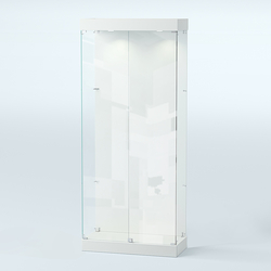 Витрина под знамя №1-900, Белый