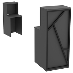 Ресепшен серии ЛОФТ - АЛЬФА №2 (декор №2), Черный