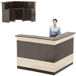 Комбинация ресепшенов Сеть №2-4-2, Дуб Венге и Дуб Сонома