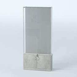 Витрина для медалей ИС-33-А (задняя стенка бархат), Метрополитан Грей