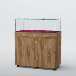 Витрина для музеев "Коллекция" №16, Дуб Канзас коричневый