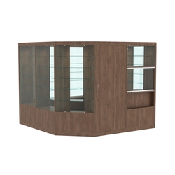 Павильон №6 из ДСП (9, 61 кв. м), Орех