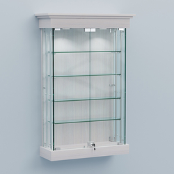 Витрина для музеев "Коллекция" настенная №1-4А-РЕГ, Ясень Анкор светлый