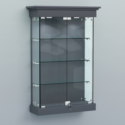 Витрина для музеев "Коллекция" настенная №1-3, Темно-Серый