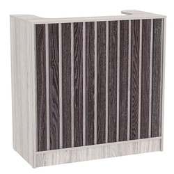 Прилавок под кассу серии "Смок" №2, Ясень Анкор светлый + Ясень Анкор темный