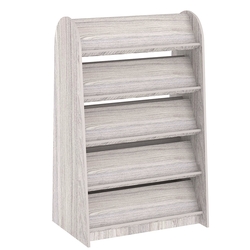 Стеллаж под книги №9 островной, низкий., Ясень Анкор светлый - U31104