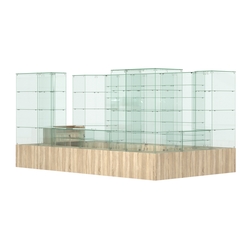 Павильон ИСТРА островной №11 (10, 48 кв.м), Дуб сонома