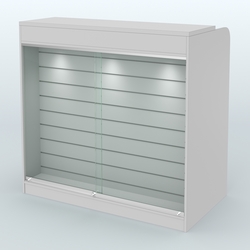 Ресепшен-Лайт №3 (Фасадная стенка - Экономпанель), Серый