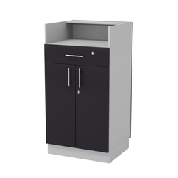 Кассовый прилавок "Диаманд" №10-600, ЛДСП серый +МДФ графит