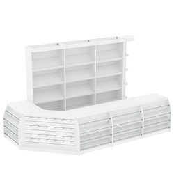 Комплект кассовой зоны для магазина выпечки большой №3, Белый