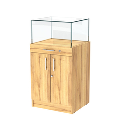 Прилавок ювелирный "Диаманд" №1-600 пристенный, Дуб Золотистый