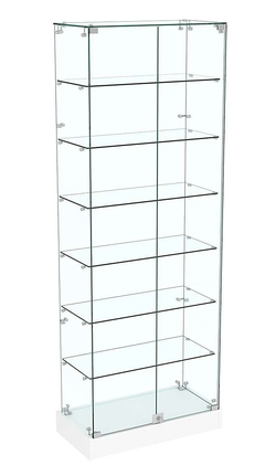 Узкая витрина на низком подиуме ИСТРА №9-600 , Белый