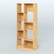 Стеллаж из ДСП серии ЛОФТ №9-1 (зеркальное отражение - Z) Дуб Золотистый