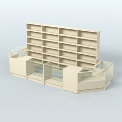 Торговый Островок "Эконом" №11 (8, 2 кв.м), Крем Вайс