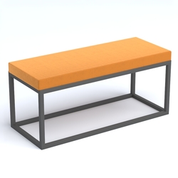 Пуфик серии ЛОФТ №3, Tiffany 08 Mustard