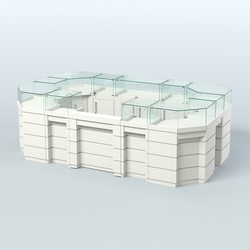 Торговый островок GOLD №4 (6,75 кв.м), Белый