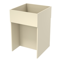 Корзина для распродаж из ДСП №1, Крем Вайс