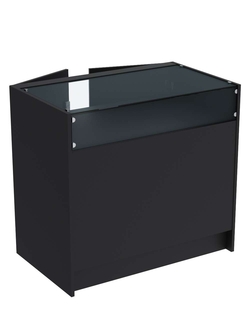 Прилавок из ДСП ЭКОНОМ №2 (900 мм) с дверцами, Черный