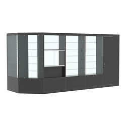 Павильон №9 из ДСП (6, 58 кв. м), Антрацит