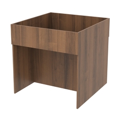 Корзина для распродаж из ДСП №8, Орех