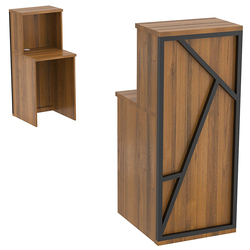 Ресепшен серии ЛОФТ - АЛЬФА №2 (декор №3), Орех